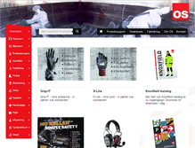 Tablet Screenshot of os-safetycenter.dk
